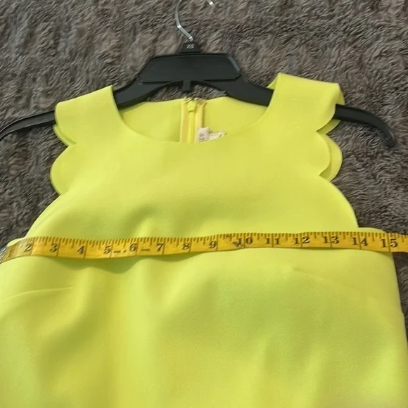 J.Crew yellow greenish dress - Picture 5 of 10
